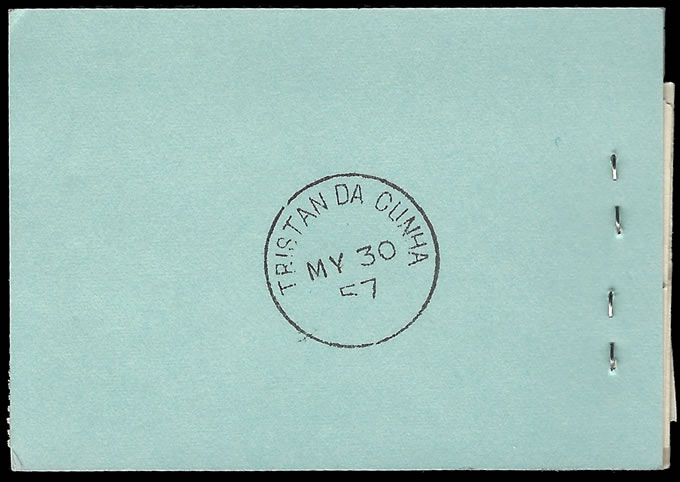 Tristan Da Cunha Booklet 1957 3/6 Blue VF Complete My 30 57