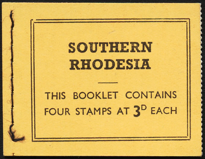 Southern Rhodesia Booklet 1964 1/- Orange VF Complete
