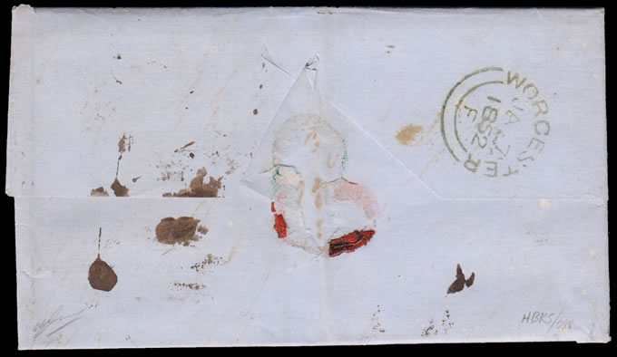 Cape of Good Hope 1851 Undated Letter Stamp, Superb