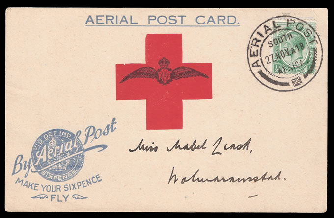 South Africa 1918 Pretoria Flight Card