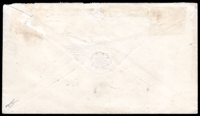 Transvaal 1879 QV Bourne Combination Franking Letter 6d+6d