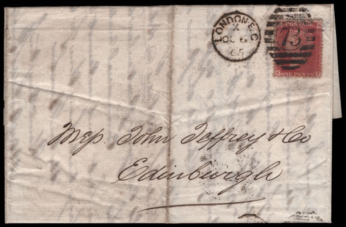 Cape of Good Hope 1865 Consignee's Mail per Diamond Line, Rare