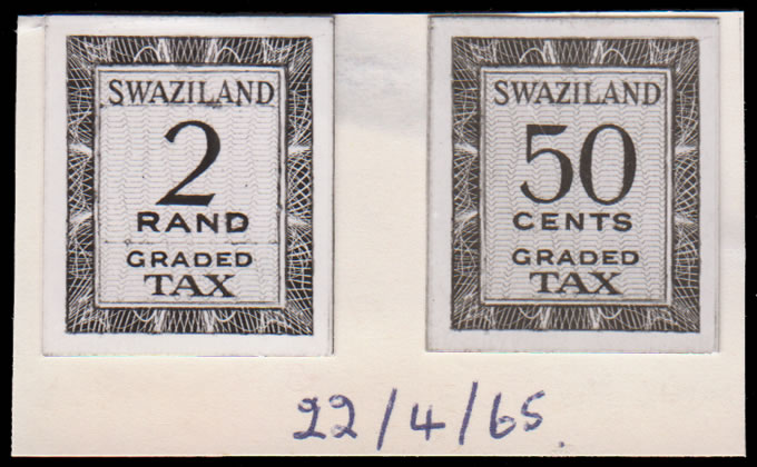 Swaziland Revenues 1965 Bradbury Record Book Photo-Essay