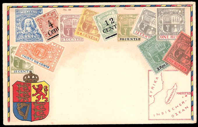 Mauritius 1905 Zieher Souvenir Postcard