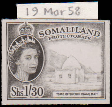 Somaliland 1958 QEII Bradbury Record Book Photo-Essay, Unique