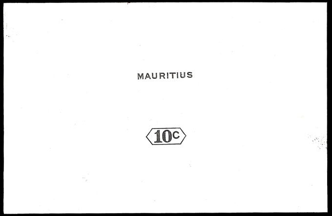 Mauritius 1926 10c Die Proof