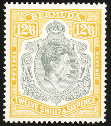 Bermuda 1938-53 KGVI 12/6