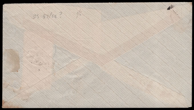 Nyasaland 1898 1d Cheque Stamp on Zomba Letter, VF