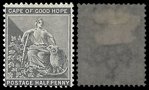 Cape of Good Hope 1871 ½d Inverted Watermark Unused