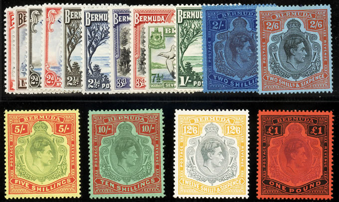 Bermuda 1938-53 KGVI ½d - £1